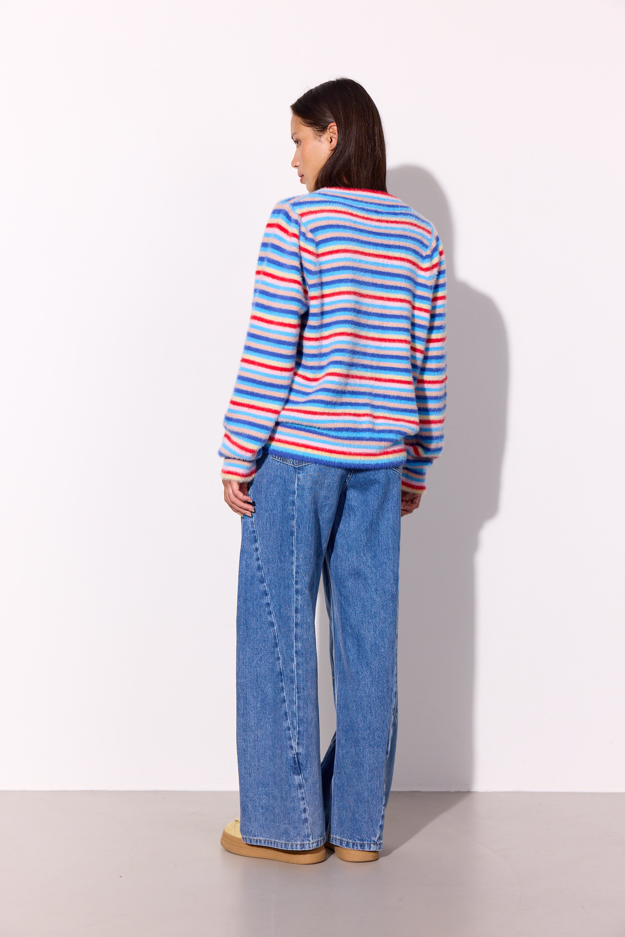 HUNKØN Lilou Cardigan Cardigans Multi striped