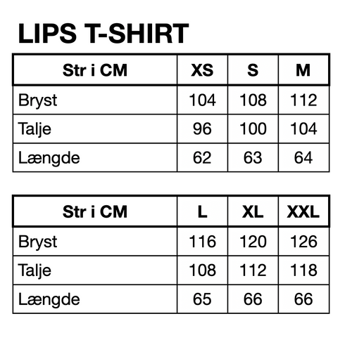 HUNKØN Lips T-shirt T-shirts Kiss Me Art Print
