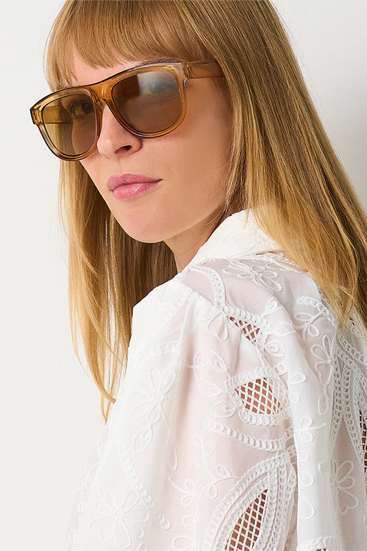 HUNKØN Lizzy Sunglasses Accessories Amber