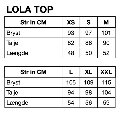 HUNKØN Lola Top Toppe Lollipop