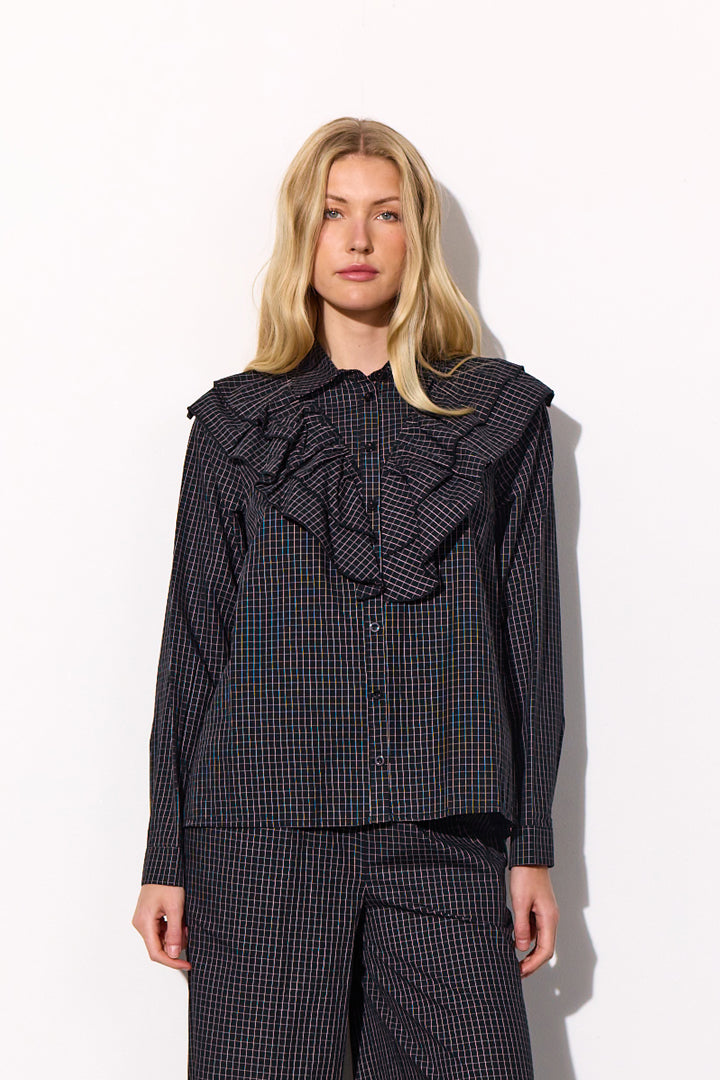 HUNKØN Luca Shirt Skjorter Black