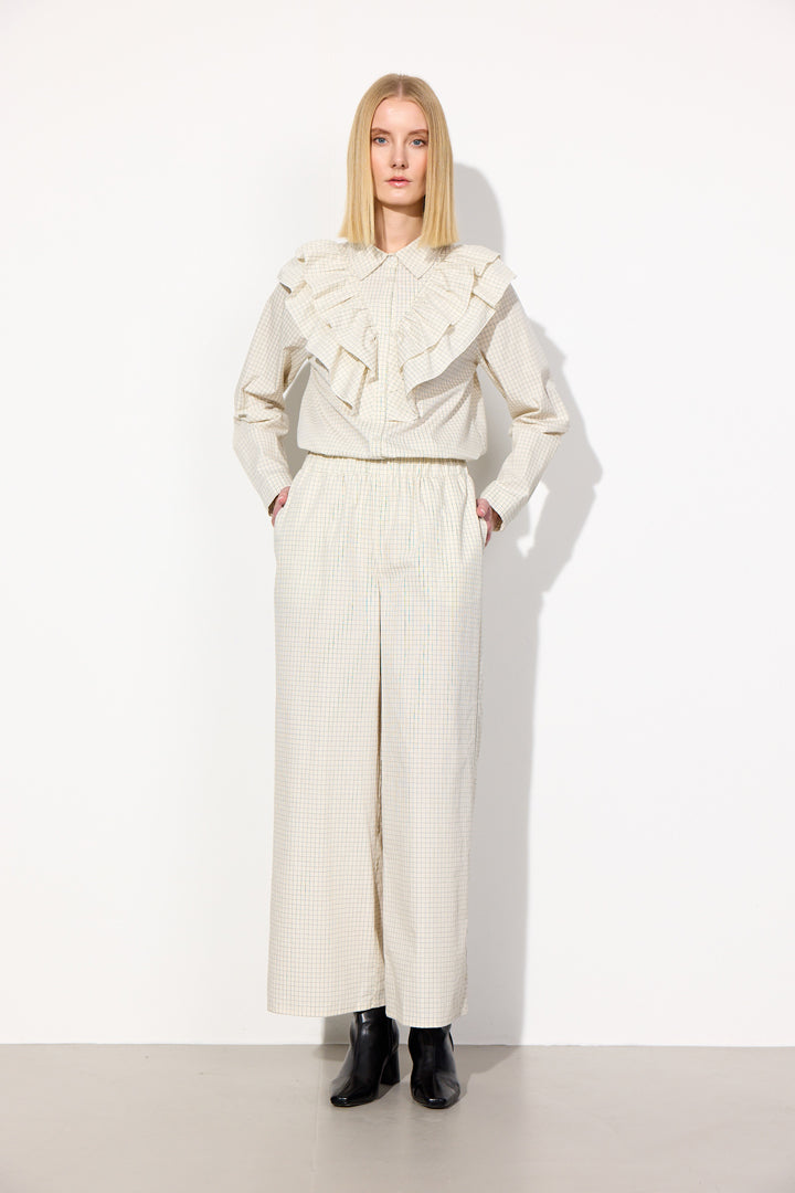 HUNKØN Luca Shirt Skjorter Cream
