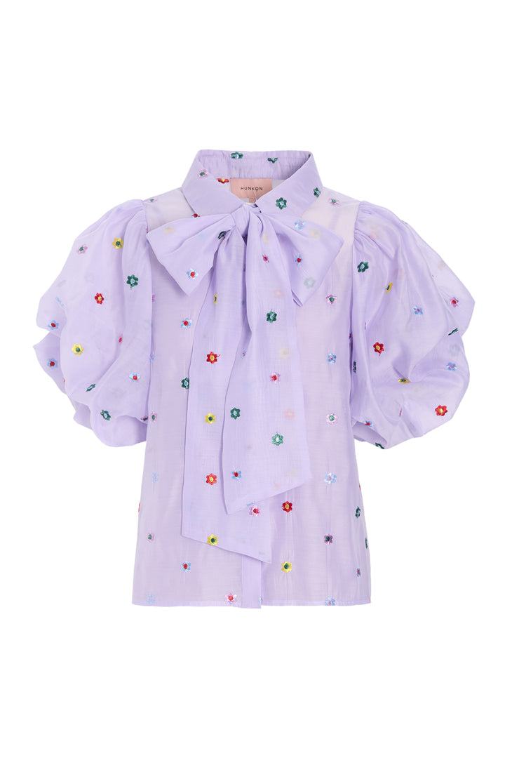 HUNKØN Lucia Shirt Skjorter Lavender