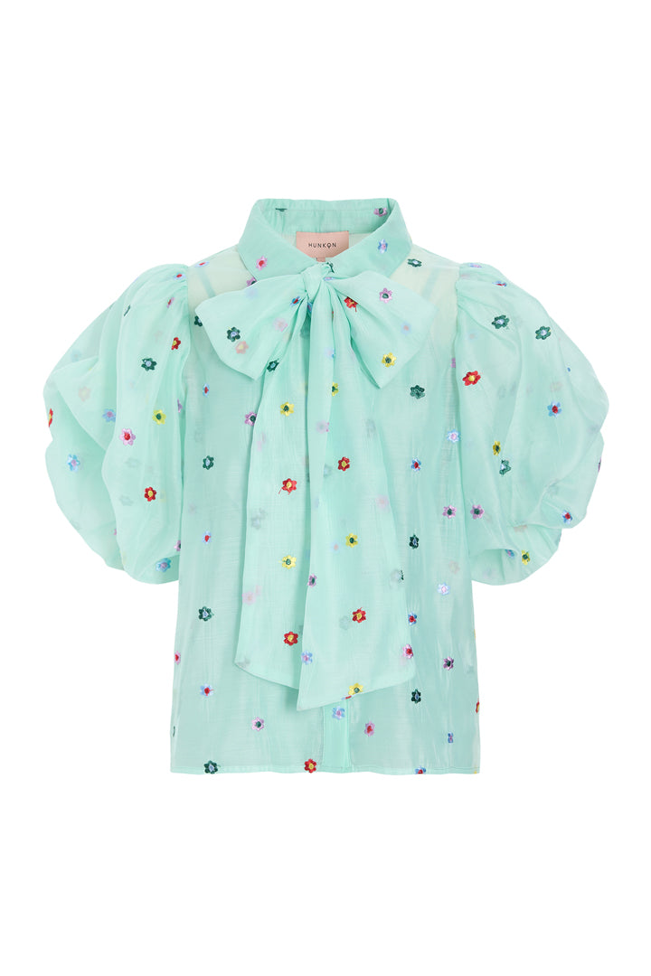 HUNKØN Lucia Shirt Skjorter Mint
