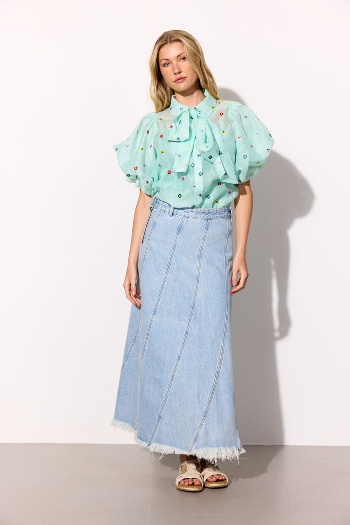 HUNKØN Lucia Shirt Skjorter Mint