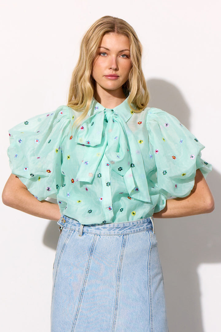 HUNKØN Lucia Shirt Skjorter Mint