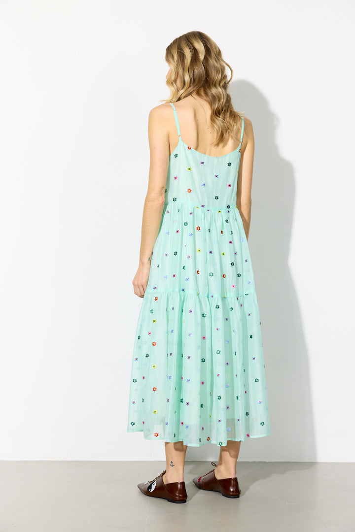 HUNKØN Lucia Strap Dress Kjoler Mint