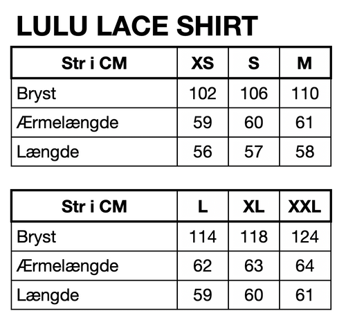 HUNKØN Lulu Lace Shirt Skjorter Cream Lace