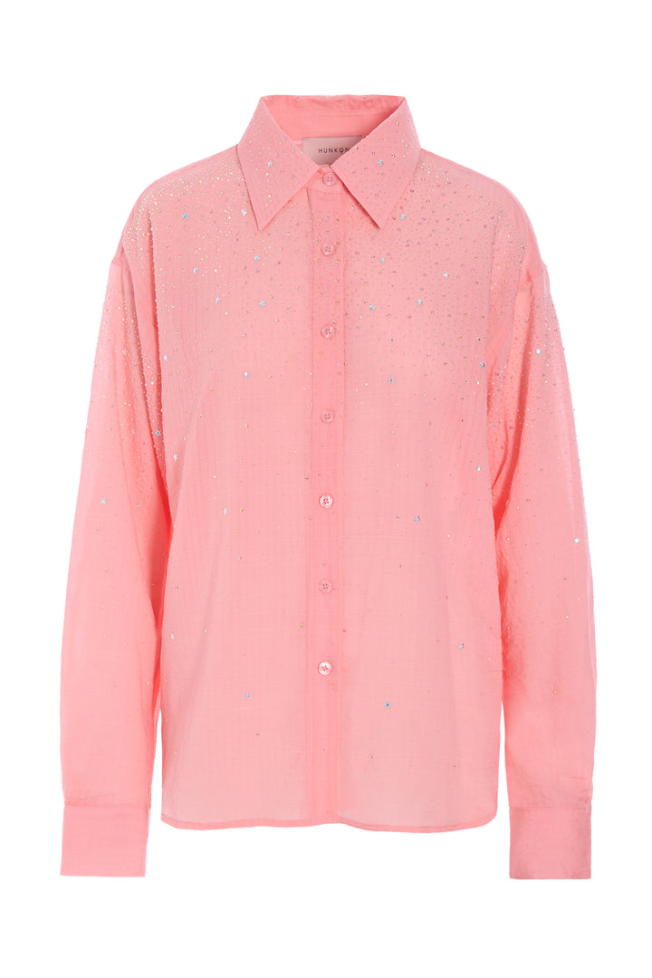 HUNKØN Lumina Shirt Skjorter Peach