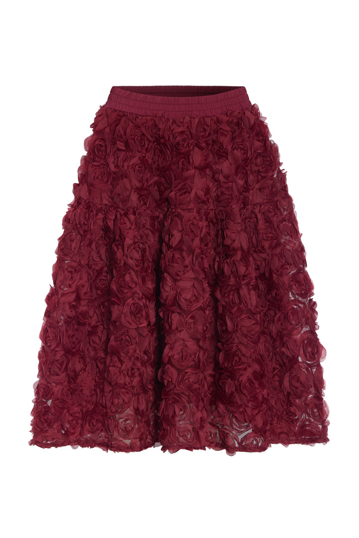 HUNKØN Marianne Skirt Nederdele Burgundy