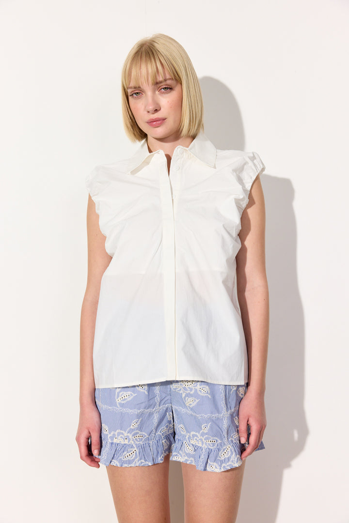 HUNKØN Marion Top Toppe White