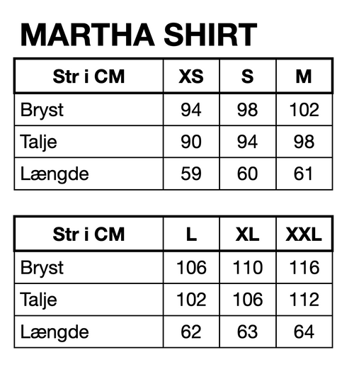 HUNKØN Martha Shirt Skjorter Cream