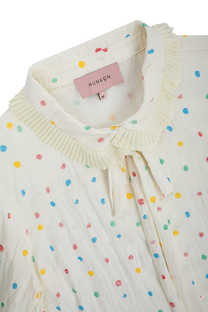 HUNKØN Martha Shirt Skjorter Cream
