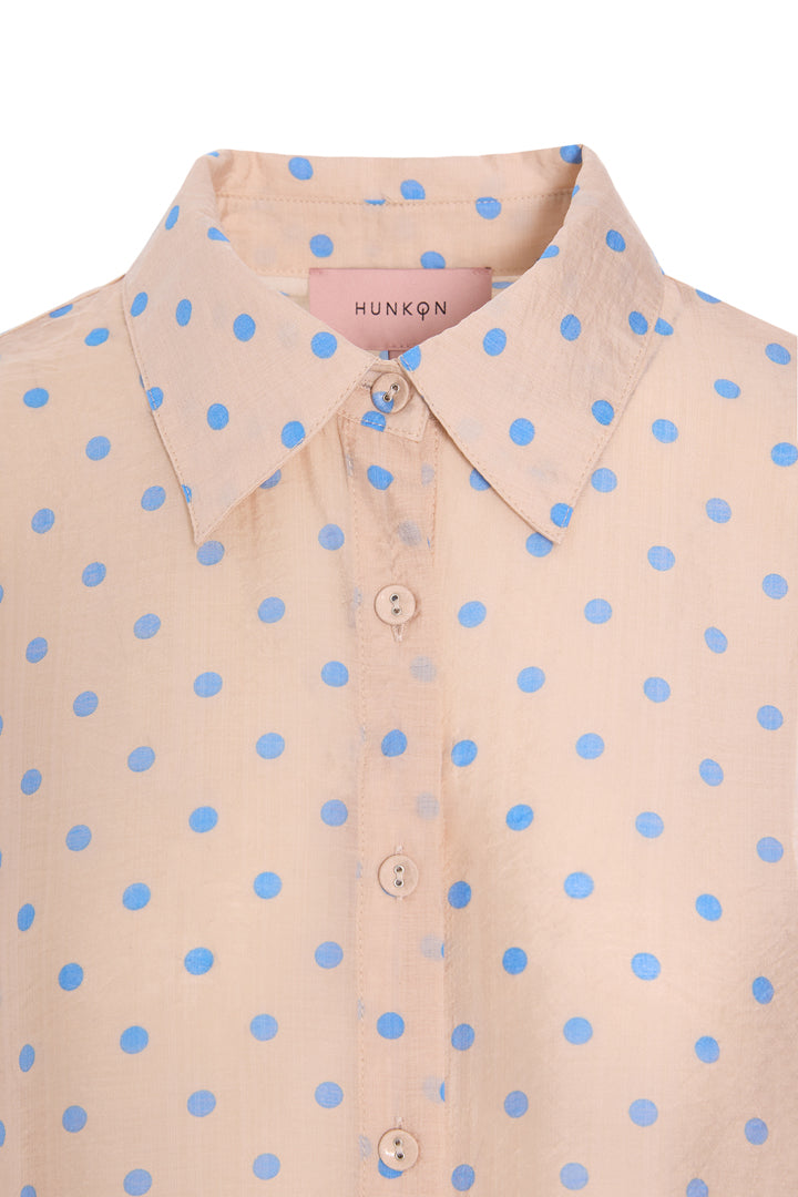 HUNKØN May Shirt Skjorter Cream