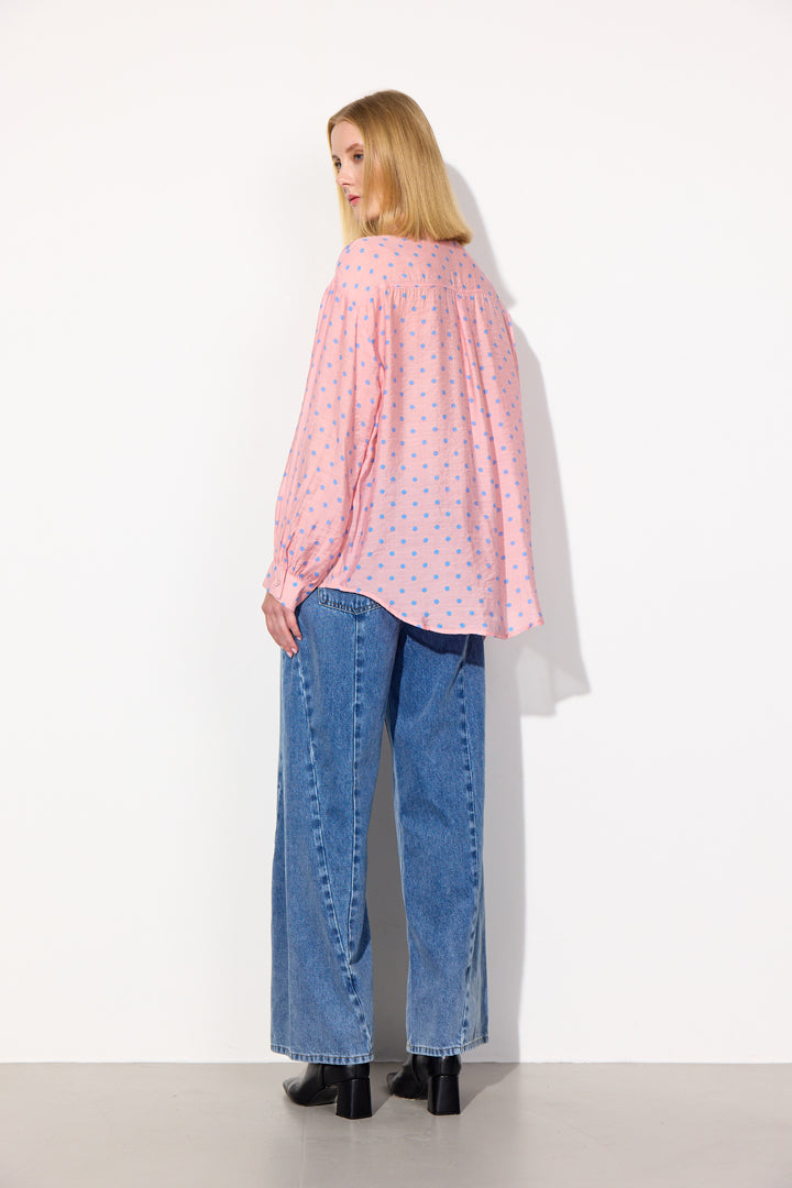 HUNKØN May Shirt Skjorter Soft Pink