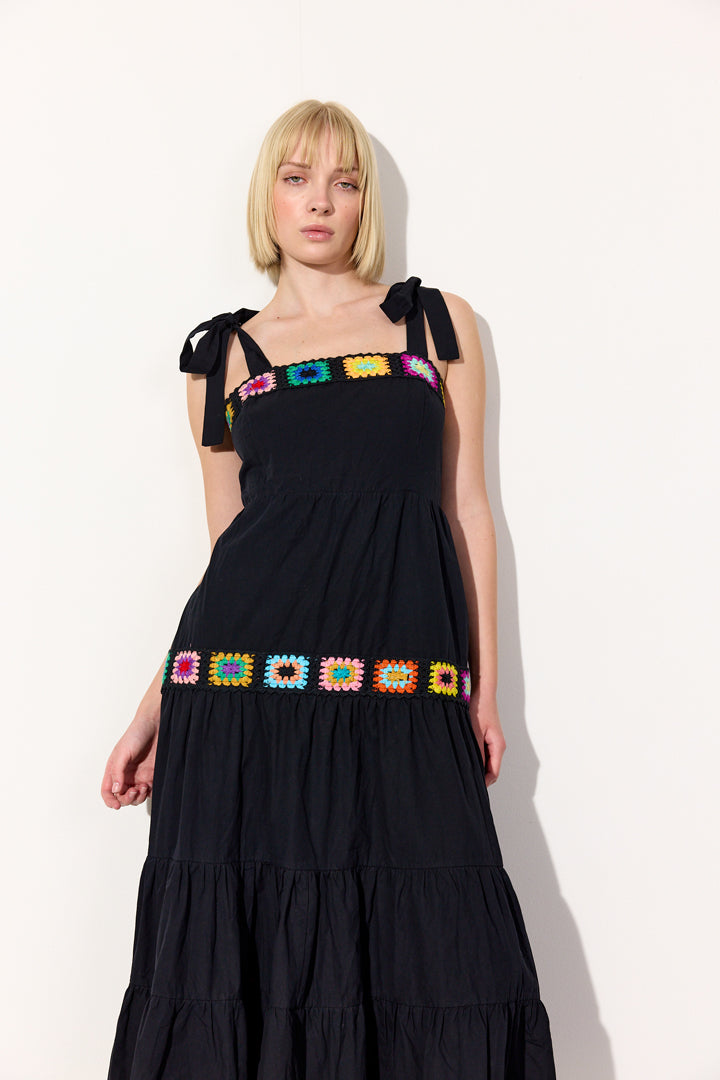 HUNKØN Millie Dress Kjoler Black