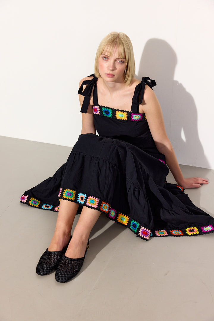 HUNKØN Millie Dress Kjoler Black