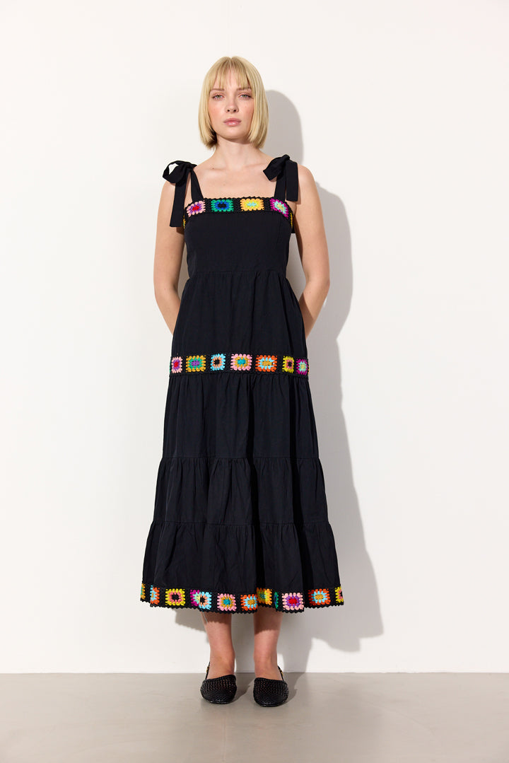 HUNKØN Millie Dress Kjoler Black