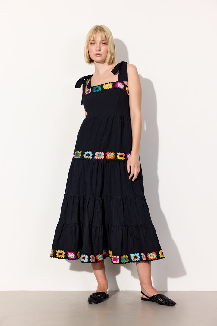 HUNKØN Millie Dress Kjoler Black