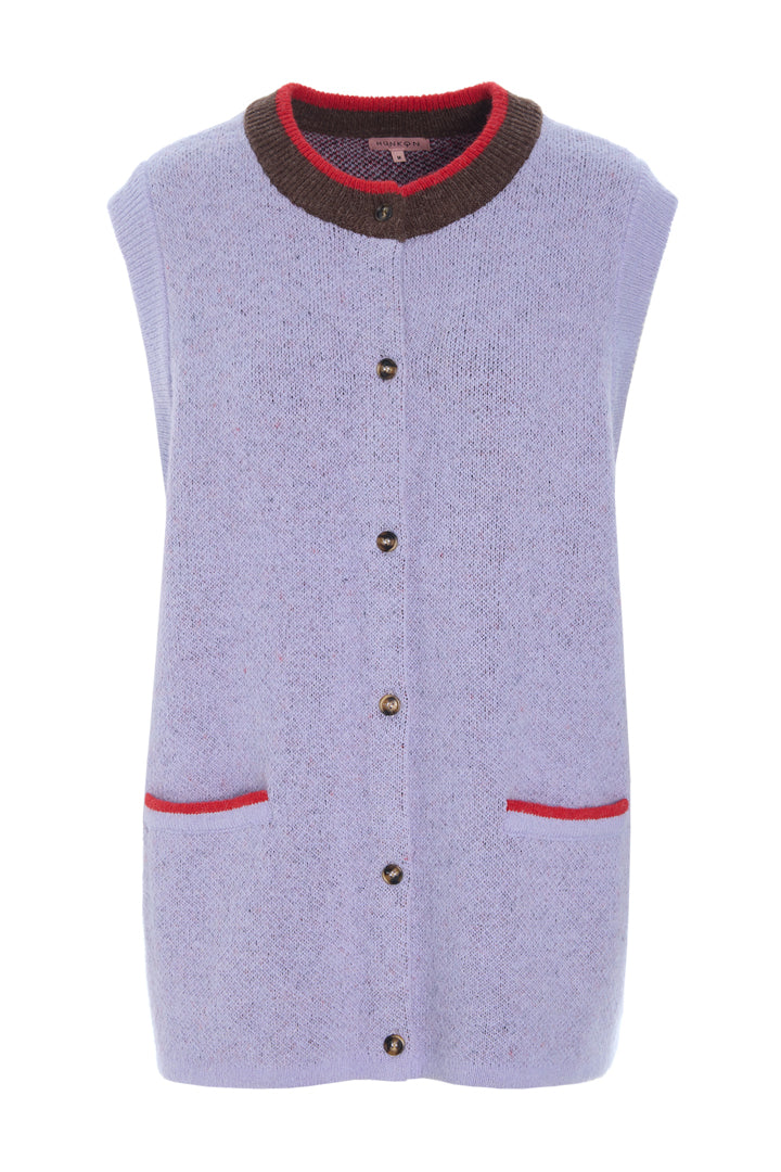 HUNKØN Morris Vest Vests Lavender
