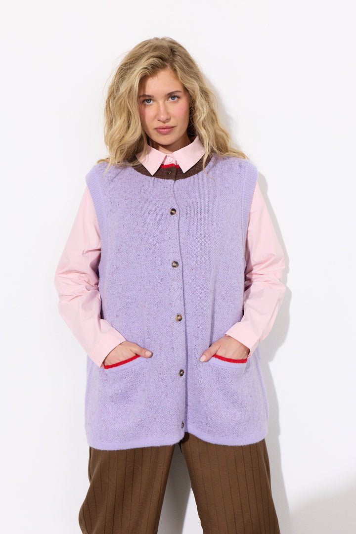 HUNKØN Morris Vest Vests Lavender