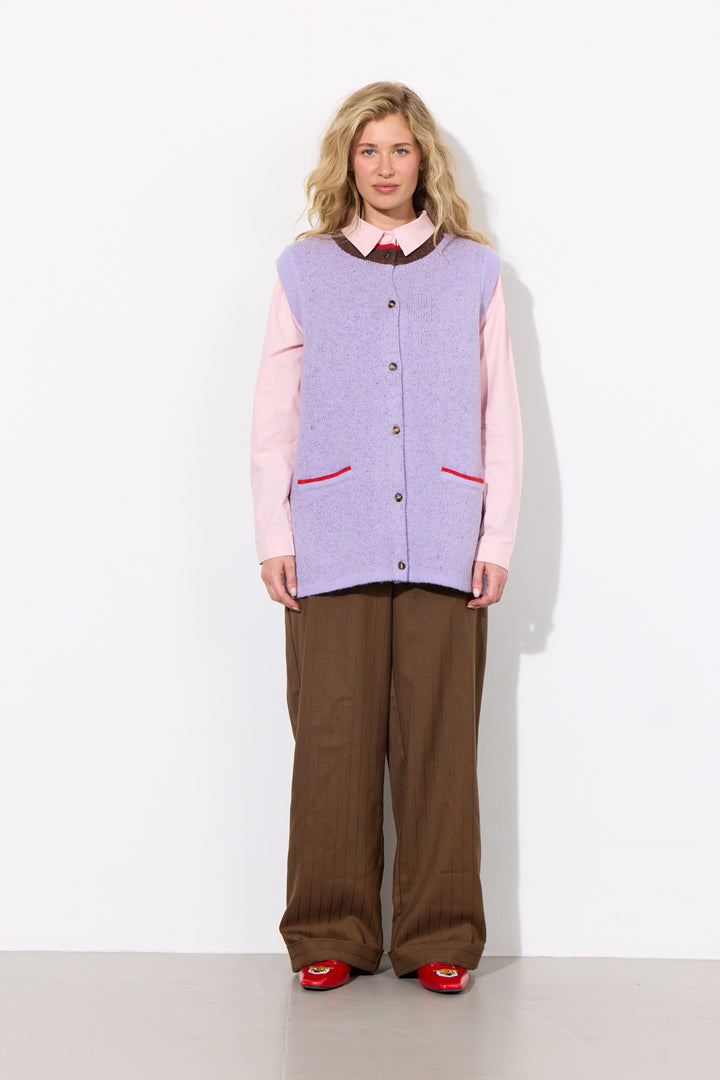 HUNKØN Morris Vest Vests Lavender