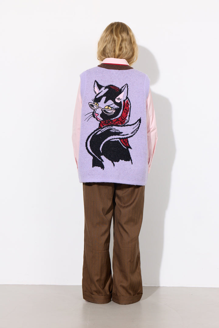 HUNKØN Morris Vest Vests Lavender