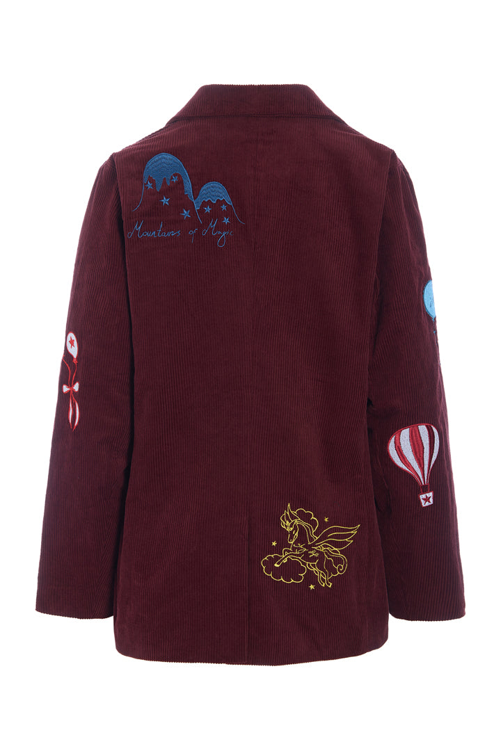 HUNKØN Nadine Blazer Jakker Burgundy