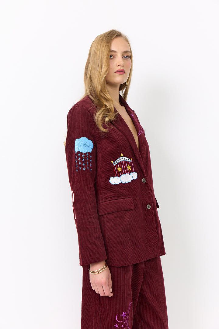 HUNKØN Nadine Blazer Jakker Burgundy