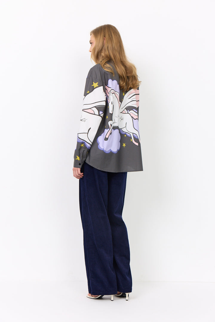 HUNKØN Nadine Trousers Bukser Navy