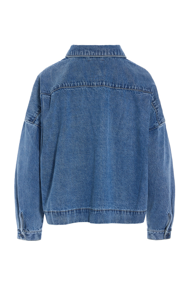 HUNKØN Nala Denim Shirt Skjorter Stonewash Denim