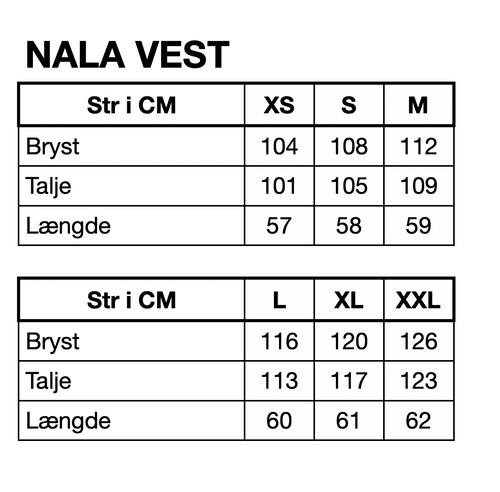 HUNKØN Nala Denim Vest Vests Stonewash Denim