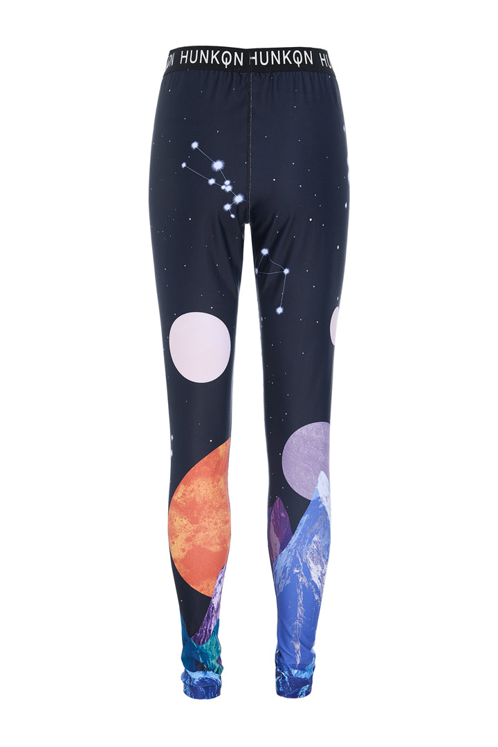 HUNKØN Nebula Leggings Leggings Outer Space Art Print