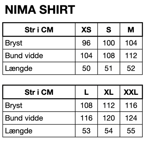 HUNKØN Nima Shirt Skjorter Black