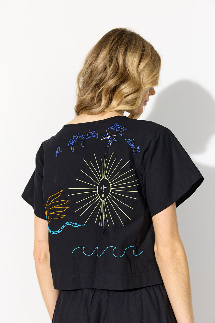 HUNKØN Nima Shirt Skjorter Black