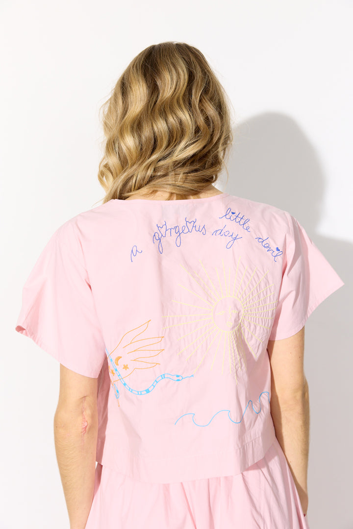 HUNKØN Nima Shirt Skjorter Rose