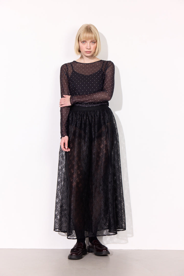 HUNKØN Ofelia Skirt Nederdele Black