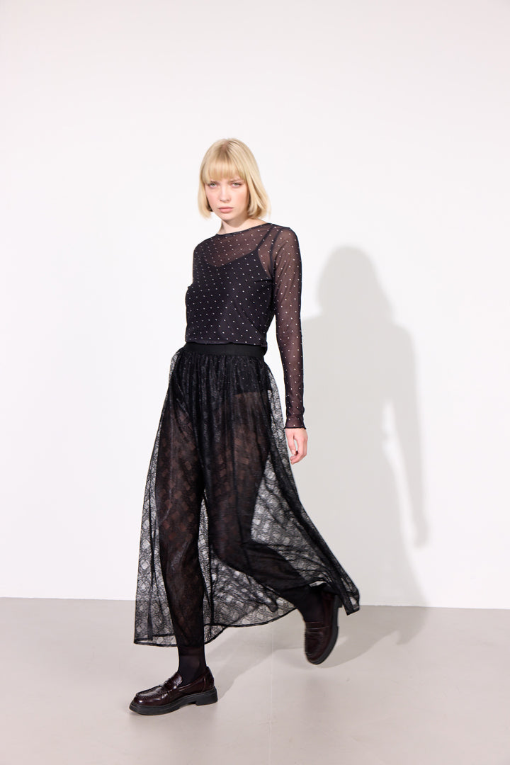 HUNKØN Ofelia Skirt Nederdele Black