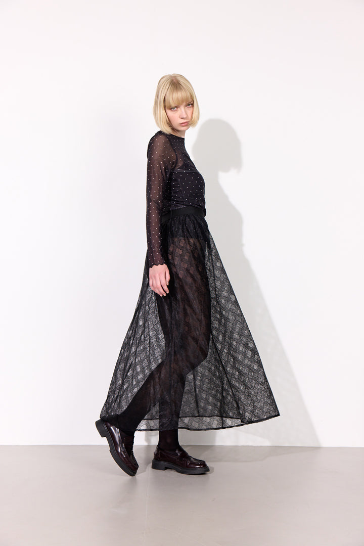 HUNKØN Ofelia Skirt Nederdele Black