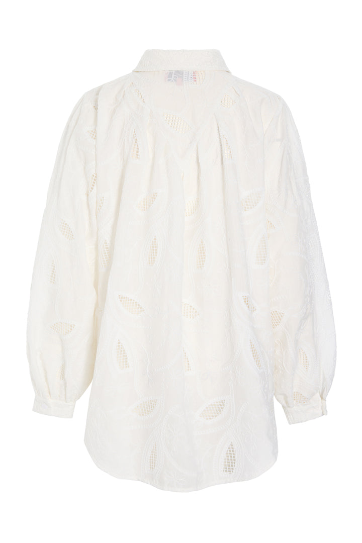 HUNKØN Orla Shirt Skjorter White
