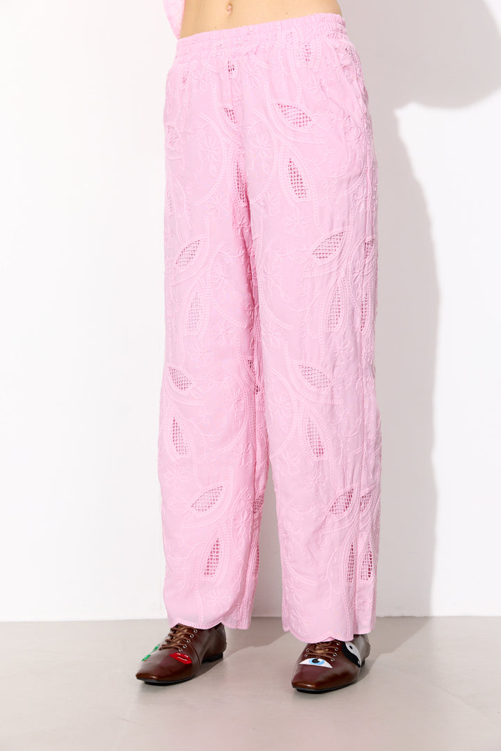 HUNKØN Orla Trousers Bukser Pink