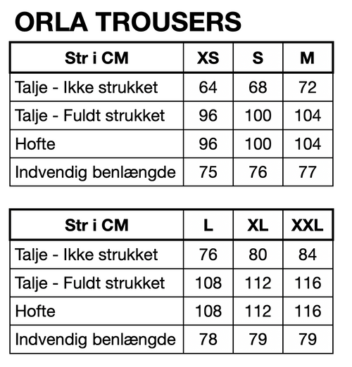 HUNKØN Orla Trousers Bukser White
