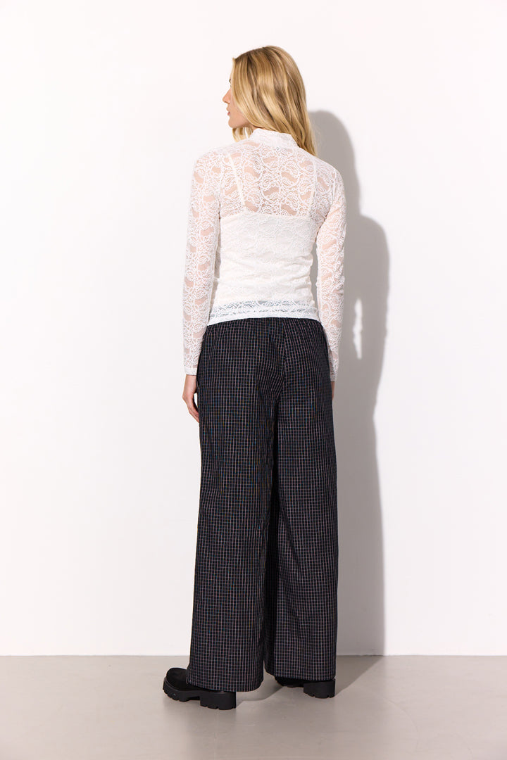 HUNKØN Perry Blouse Bluser White