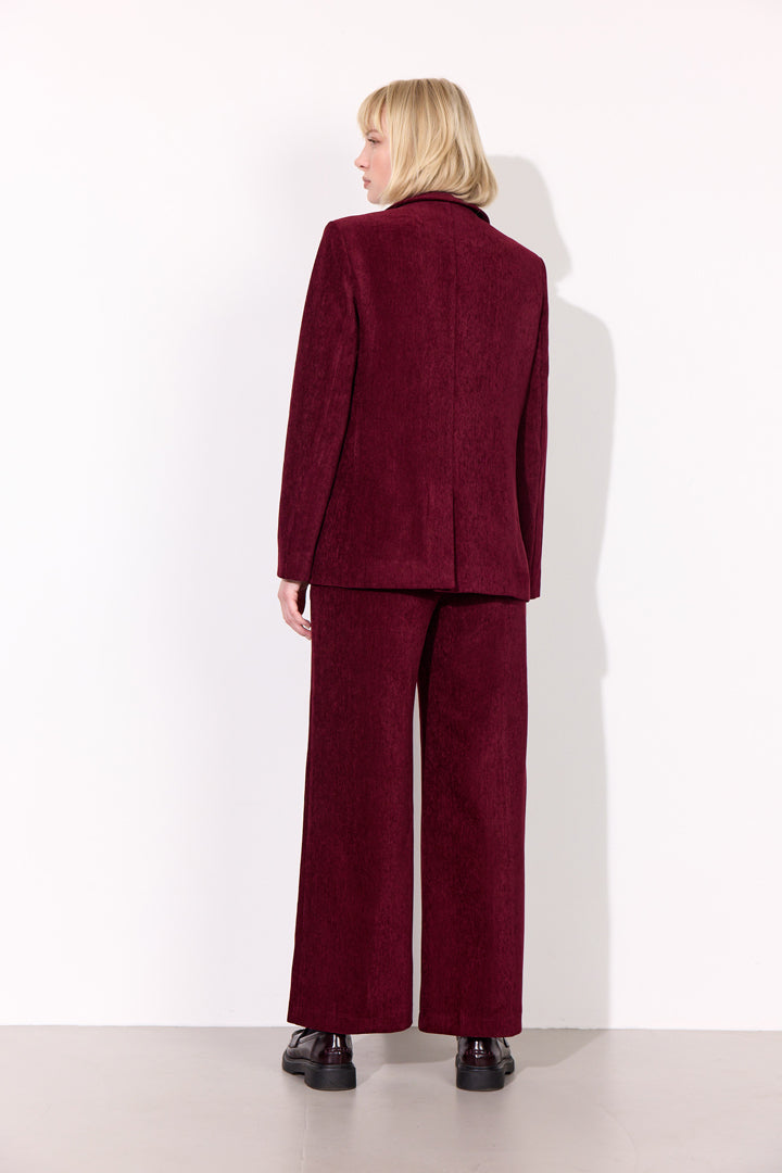 HUNKØN Petra Blazer Jakker Burgundy