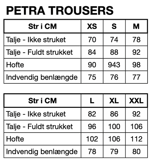 HUNKØN Petra Trousers Bukser Brown