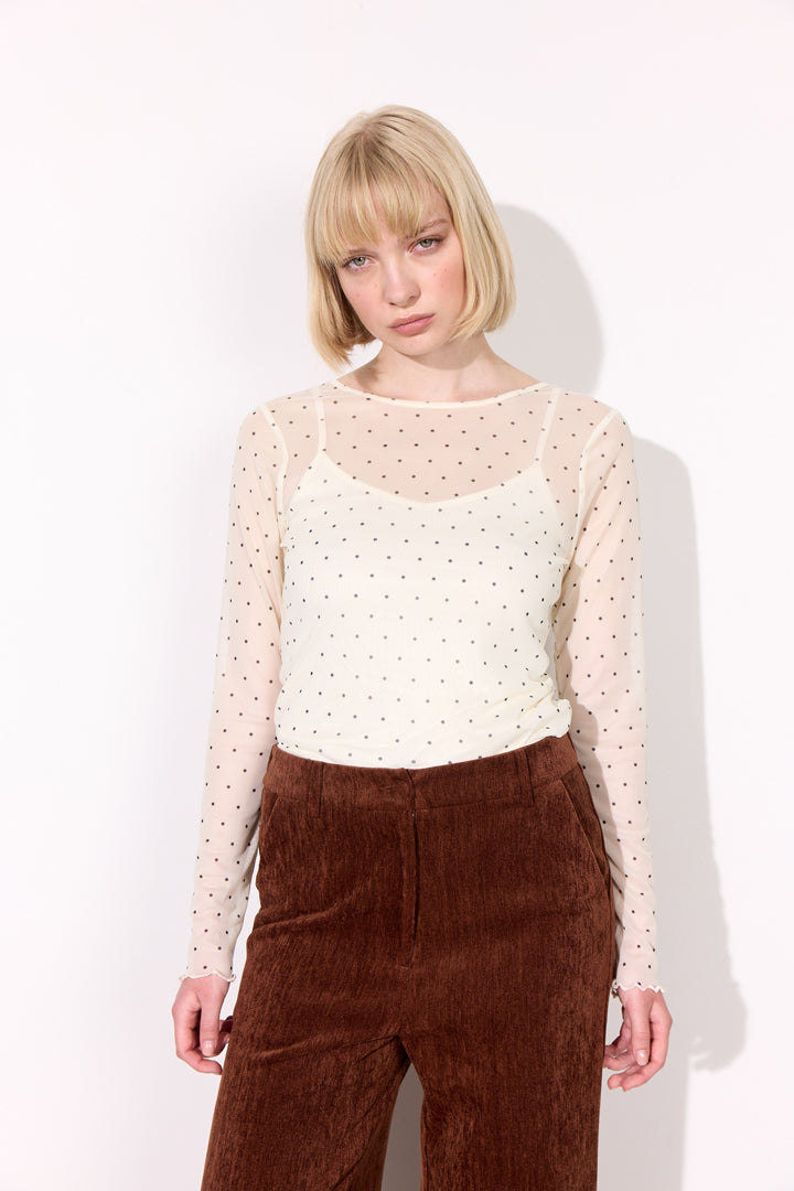 HUNKØN Petra Trousers Bukser Brown