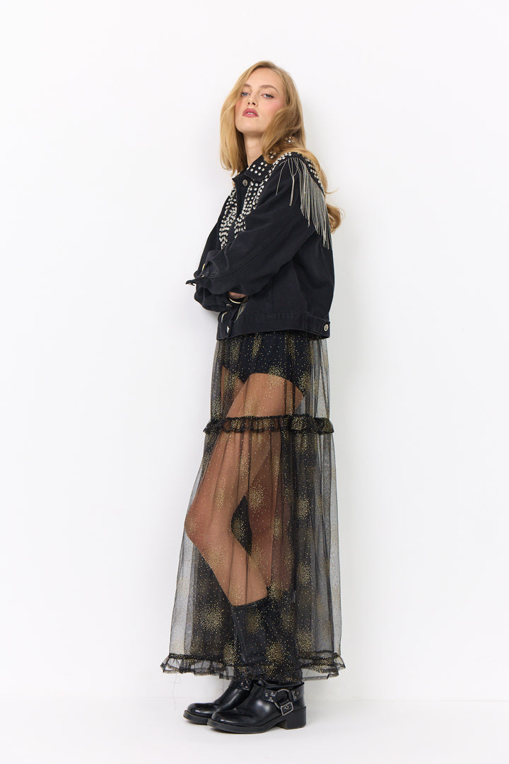 HUNKØN Priya Gem Jacket Jakker Black Denim
