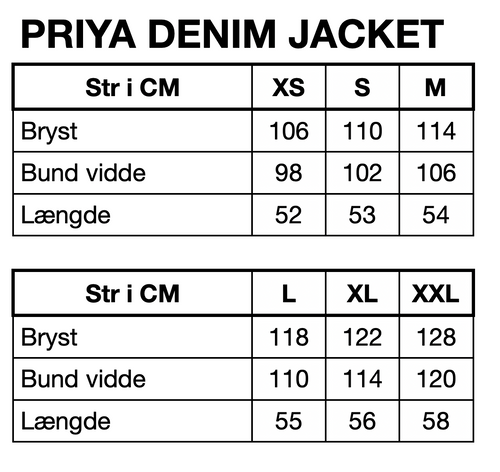HUNKØN Priya Gem Jacket Jakker Light Denim