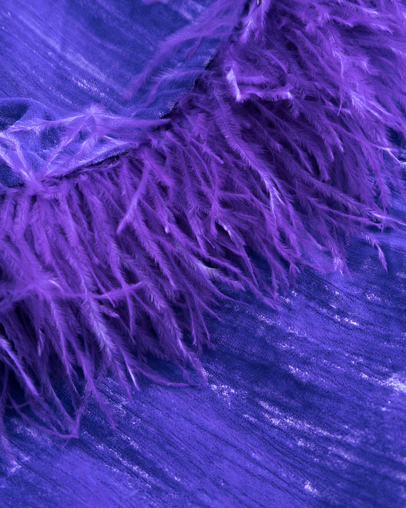 HUNKØN Quinn Feather Trousers Bukser Purple