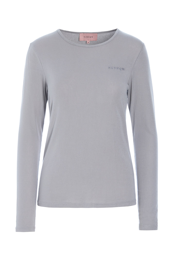 HUNKØN Rebekka Blouse Bluser Grey